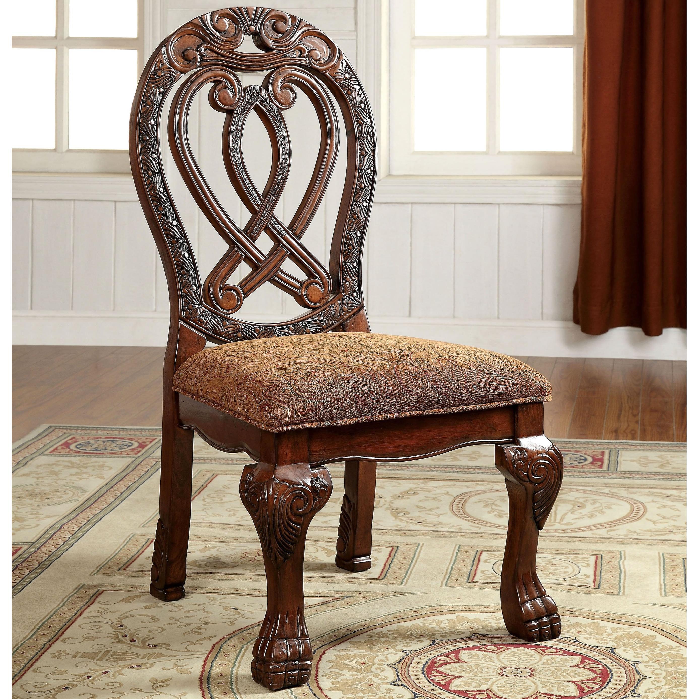 Furniture of America Wyndmere CM3186CH-SC-2PK Side Chair IMAGE 1